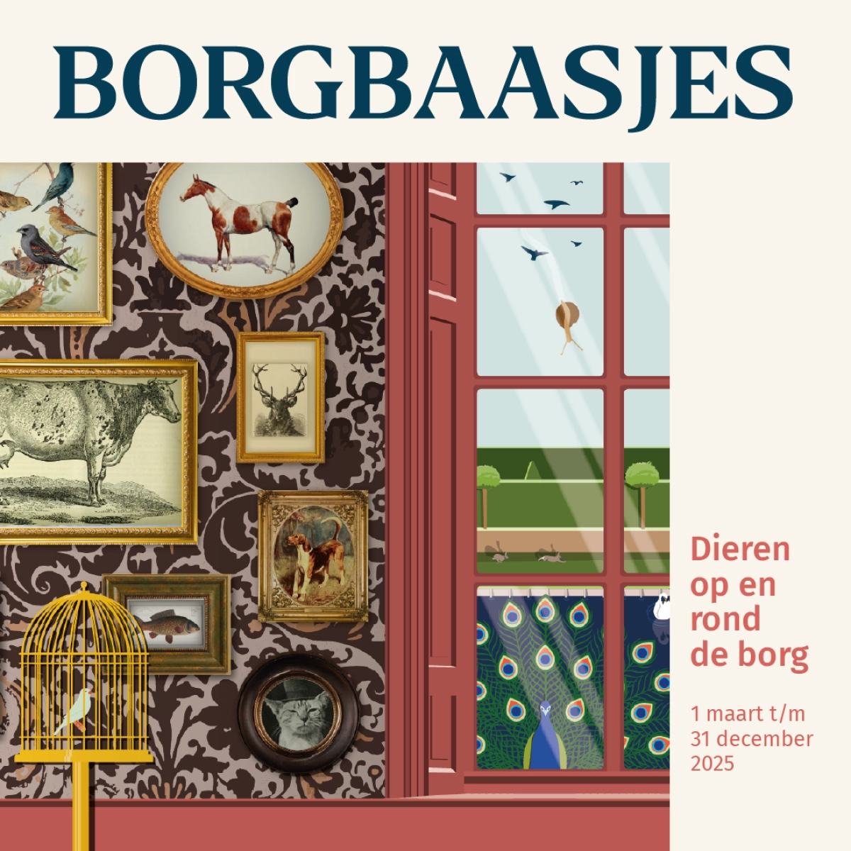 Borgbaasjes, Dieren op en Rond de Borg